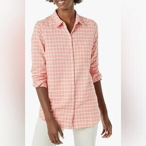 Goodthreads Women's Brushed Flannel Boyfriend Tunic L